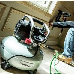 Factory Reconditioned Metabo HPT EC710SMR 1 HP 6 Gallon Oil-Free Pancake Air Compressor -JET Sales Shop mhprec710smr g