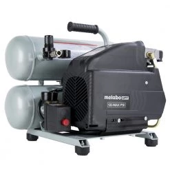 Factory Reconditioned Metabo HPT EC99SM 2 HP 4 Gallon Oil-Lube Twin Stack Air Compressor -JET Sales Shop mhprec99sm b