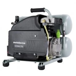 Factory Reconditioned Metabo HPT EC99SM 2 HP 4 Gallon Oil-Lube Twin Stack Air Compressor -JET Sales Shop mhprec99sm c