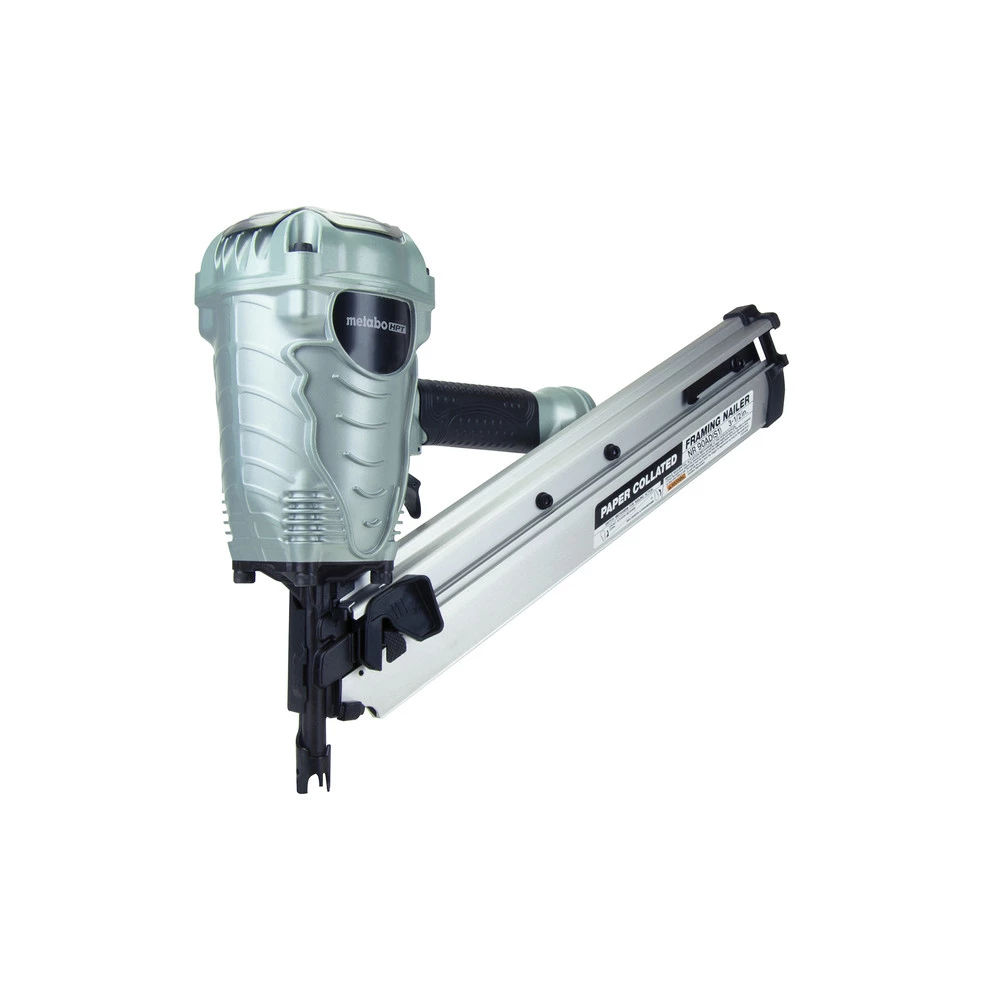 Factory Reconditioned Metabo HPT NR90ADS1M 35-Degree Paper Collated 3-1/2 In. Strip Framing Nailer 3 Factory Reconditioned Metabo HPT NR90ADS1M 35-Degree Paper Collated 3-1/2 In. Strip Framing Nailer