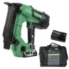 Factory Reconditioned Metabo HPT NT1850DEMR 18V Brushless Lithium-Ion 18 Gauge Cordless Brad Nailer Kit (3 Ah) -JET Sales Shop mhprnt1850demr