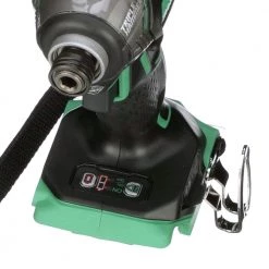 Factory Reconditioned Metabo HPT WH18DBDL2M 18V Brushless Lithium-Ion 1/4 In. Cordless Triple Hammer Impact Driver Kit (3 Ah) -JET Sales Shop mhprwh18dbdl2m d